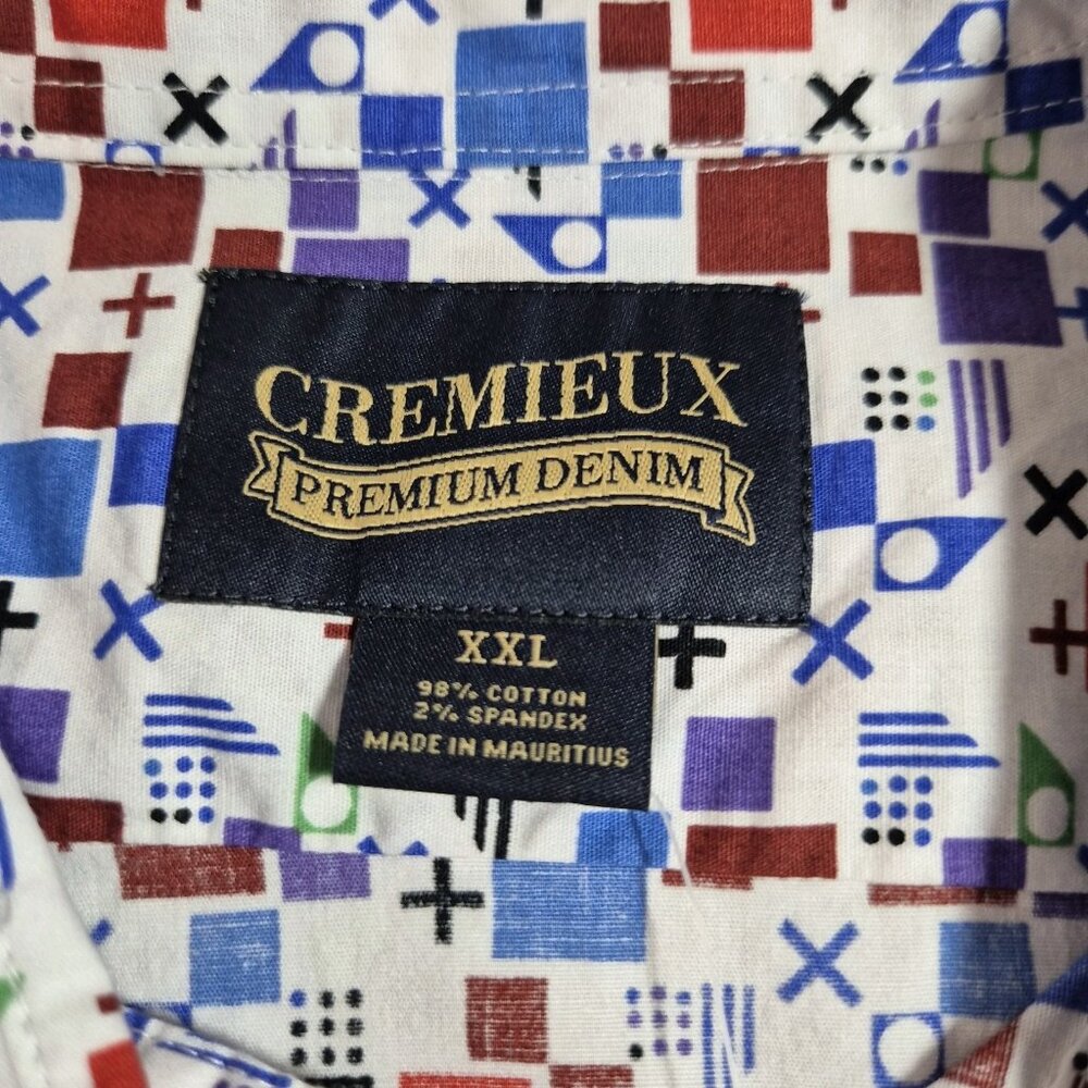 CREMIEUX PREMIUM DENIM Men's Size XXL Shirt Stretch Lightweight Multi Color (54) - Picture 10 of 11